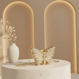 Luxury Butterfly Crystal Clutch