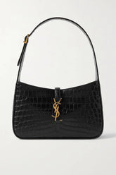 Saint Laurent Croc Shoulder Bag