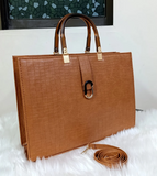 Monaco Croc Tote Bag