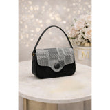 Luxury Button Flap Crossbody Bag
