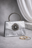 Floral Handle Crossbody Bag