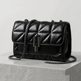 Trendy Quilted Crossbody Bag