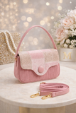 Luxury Button Flap Crossbody Bag