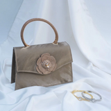 Floral Handle Crossbody Bag