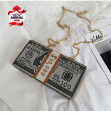 Dollar clutch