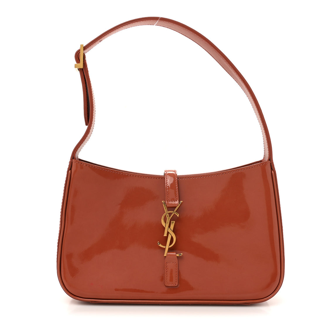 Ysl Glossy Patent Shoulder Bag