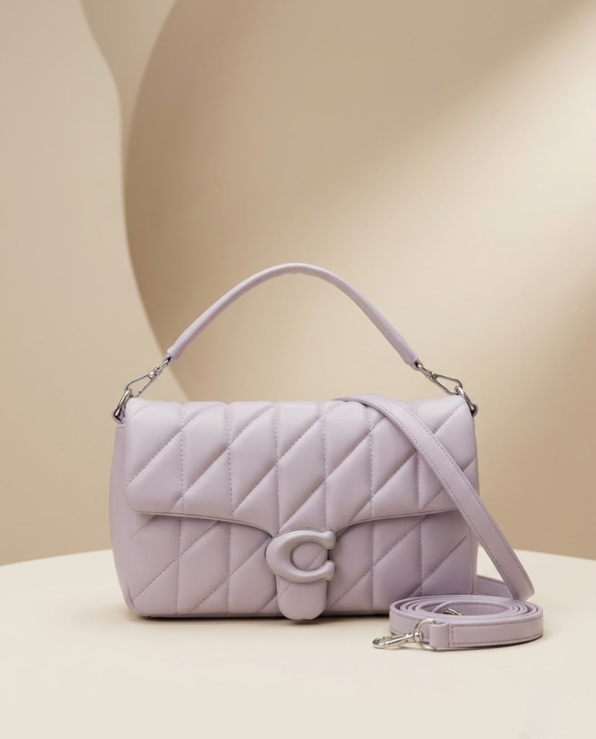 Fluffy Coach Crossbody