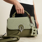 Milan Woven Top-Handle Bag