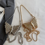 Luxury Butterfly Crystal Clutch