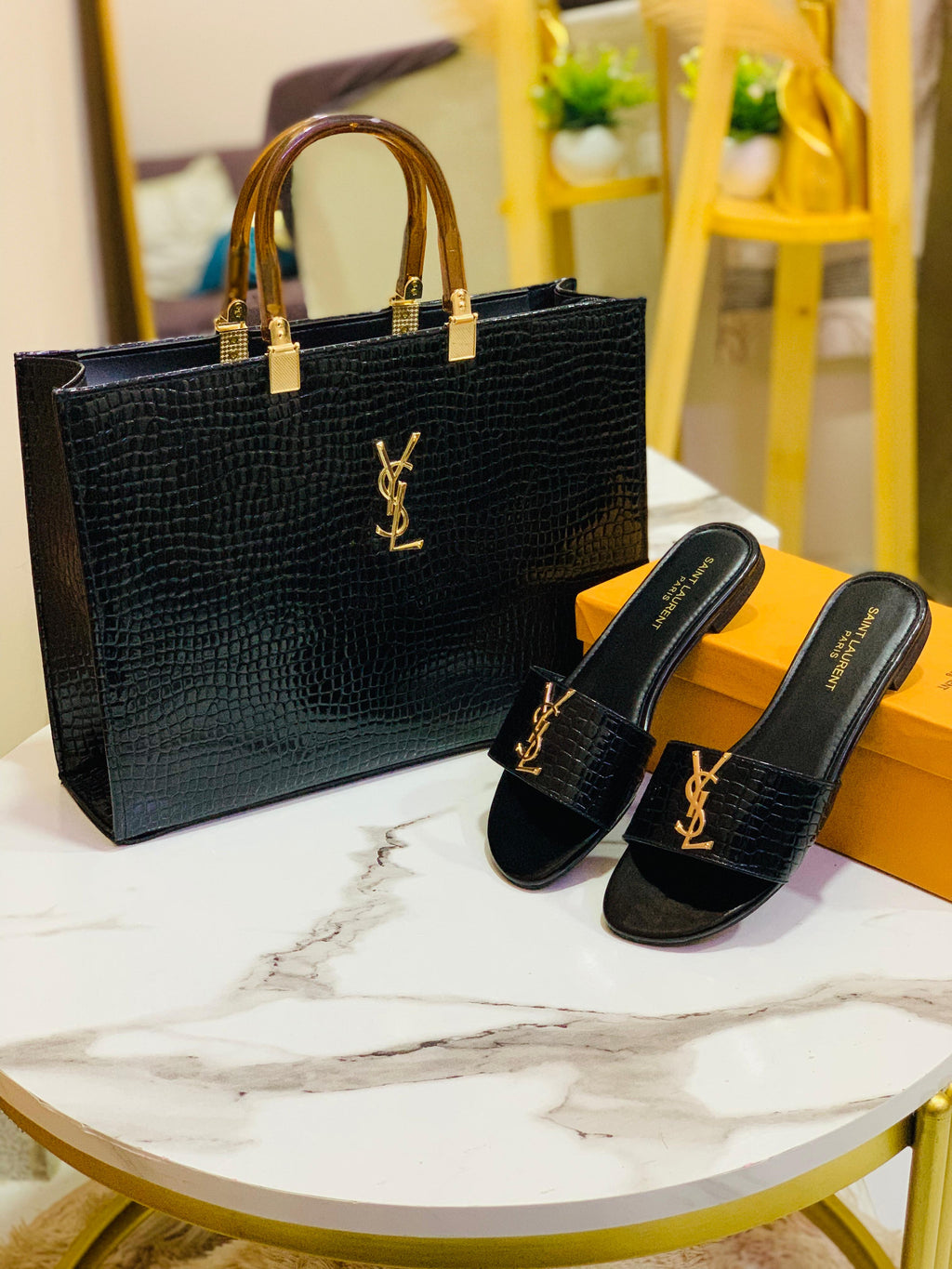 YSL Croc Combo