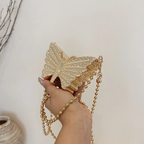Luxury Butterfly Crystal Clutch