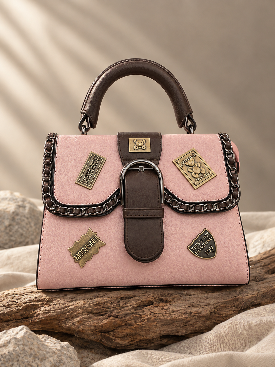 Teddy Emblem Premium Handbag