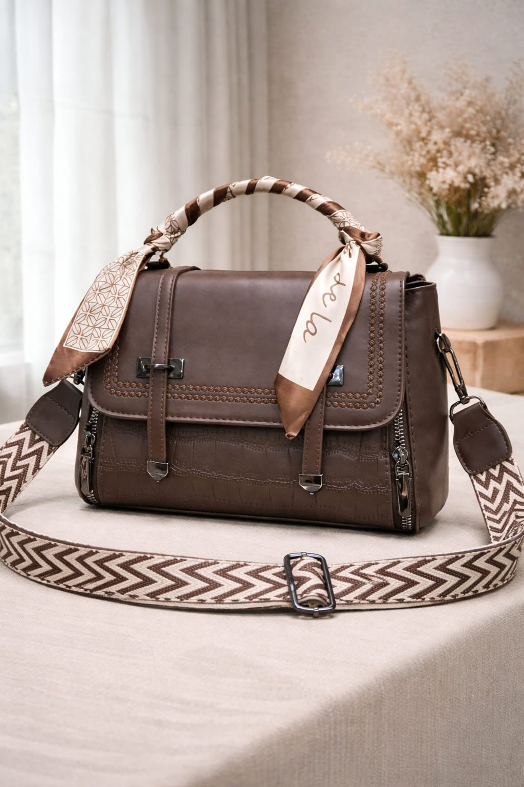 Flap Satchel