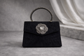 Floral Handle Crossbody Bag