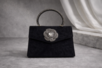 Floral Handle Crossbody Bag