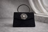 Floral Handle Crossbody Bag