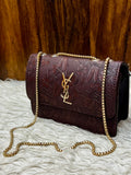 YSL Printed Crossbody