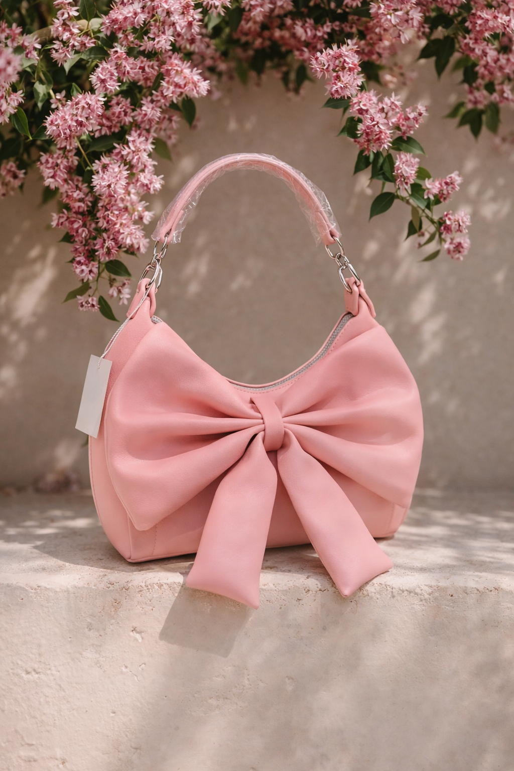 Premium Soft Bow Handbag