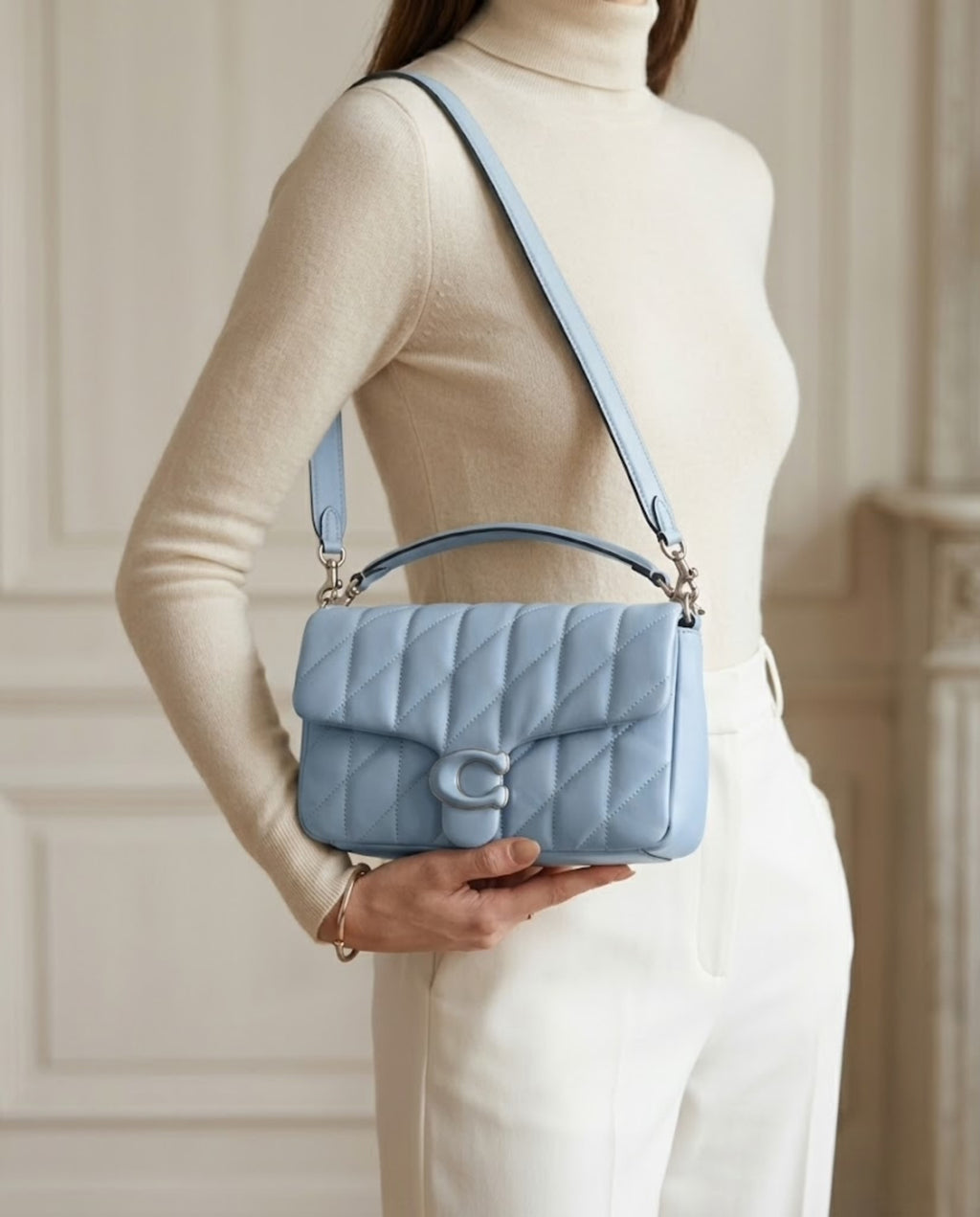 Fluffy Coach Crossbody