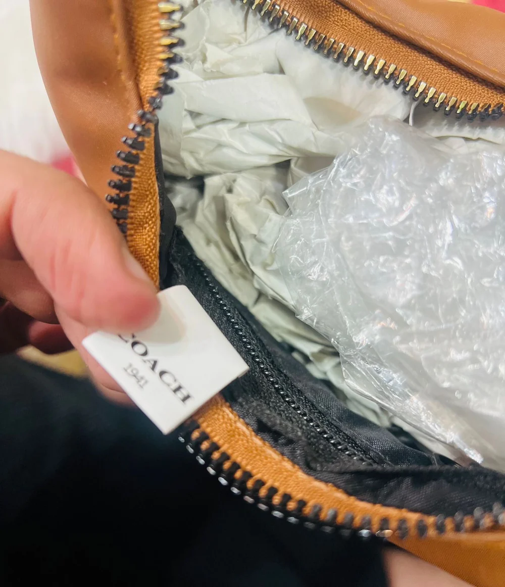 Premium Coach Crescent Bag