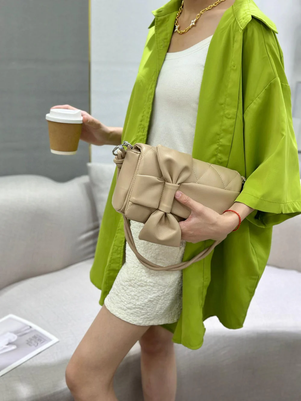 Bow Crossbody Bag — Soft Luxe Edition