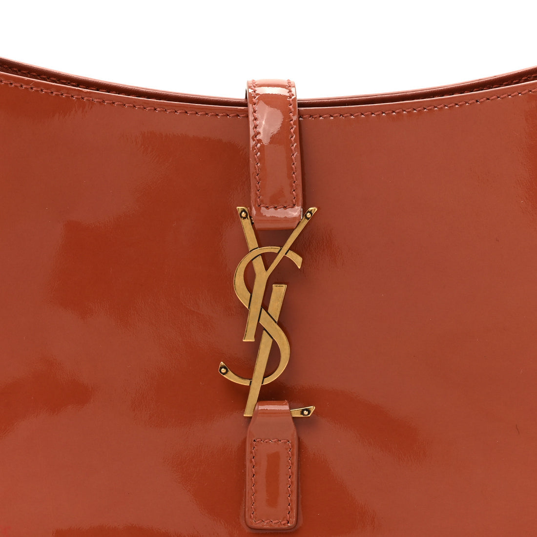 Ysl Glossy Patent Shoulder Bag