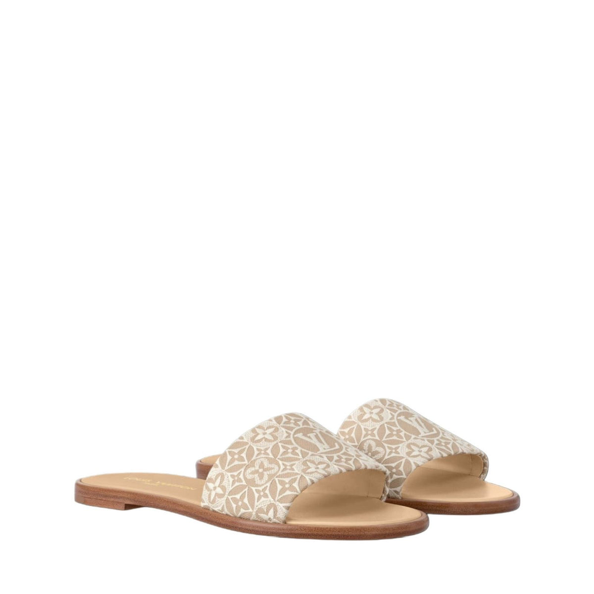 LV Embroidered Slide Slippers