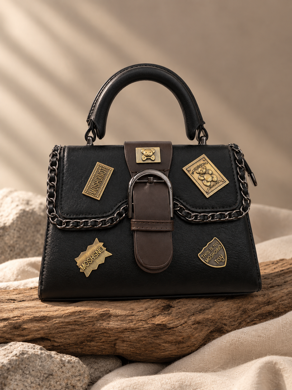 Teddy Emblem Premium Handbag