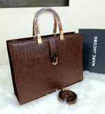 Monaco Croc Tote Bag