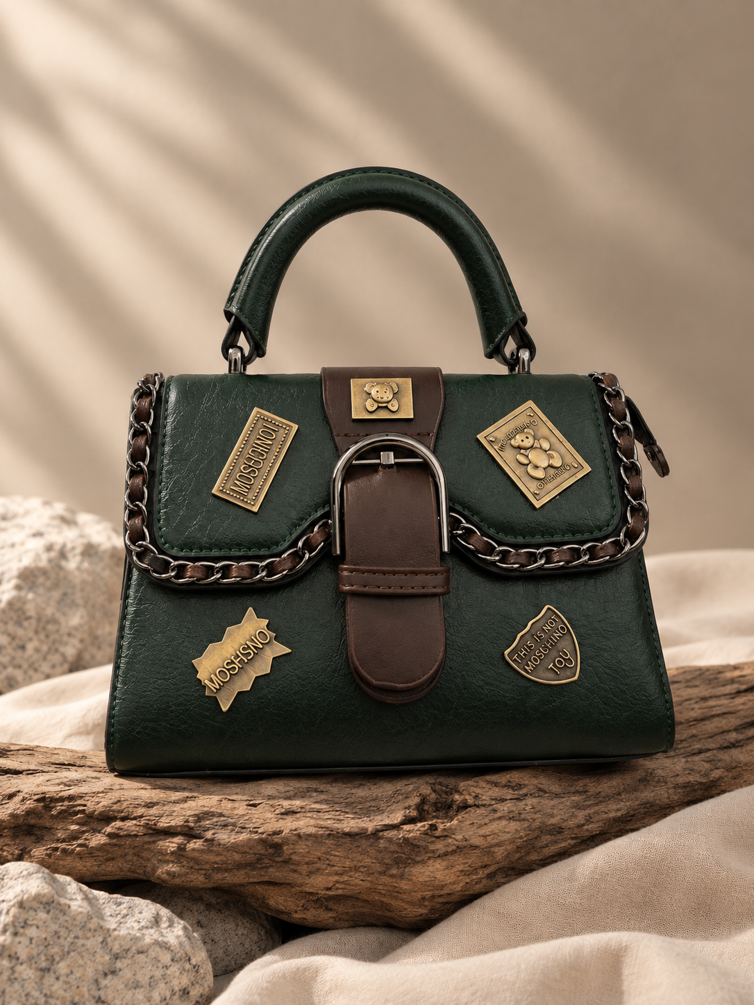 Teddy Emblem Premium Handbag
