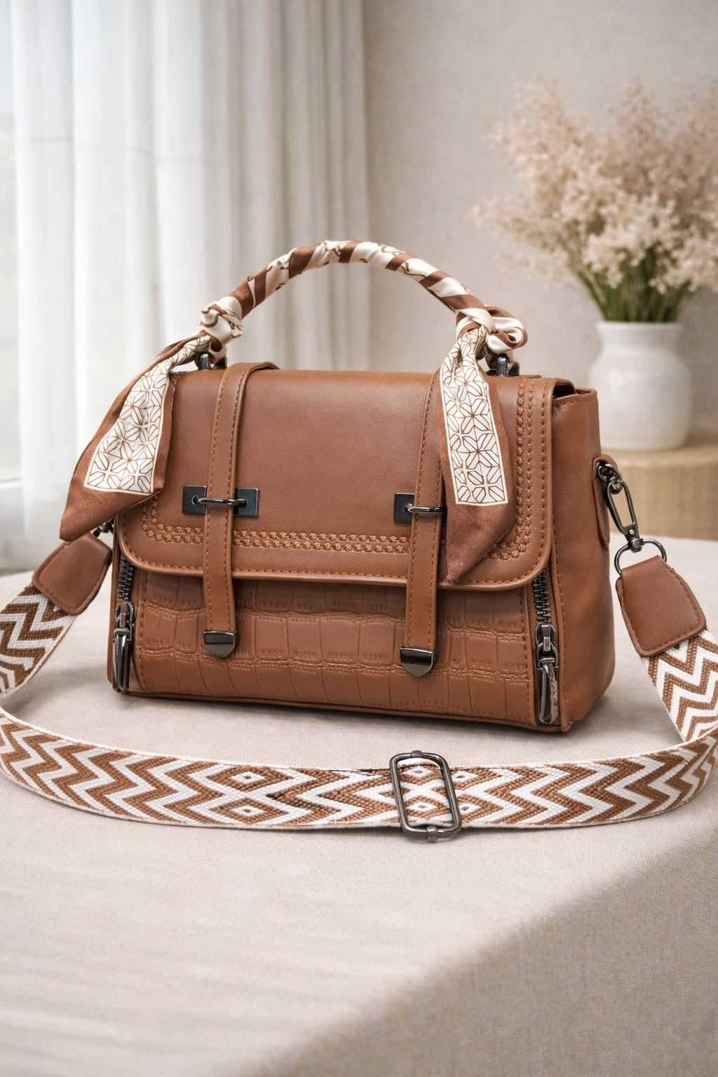 Flap Satchel