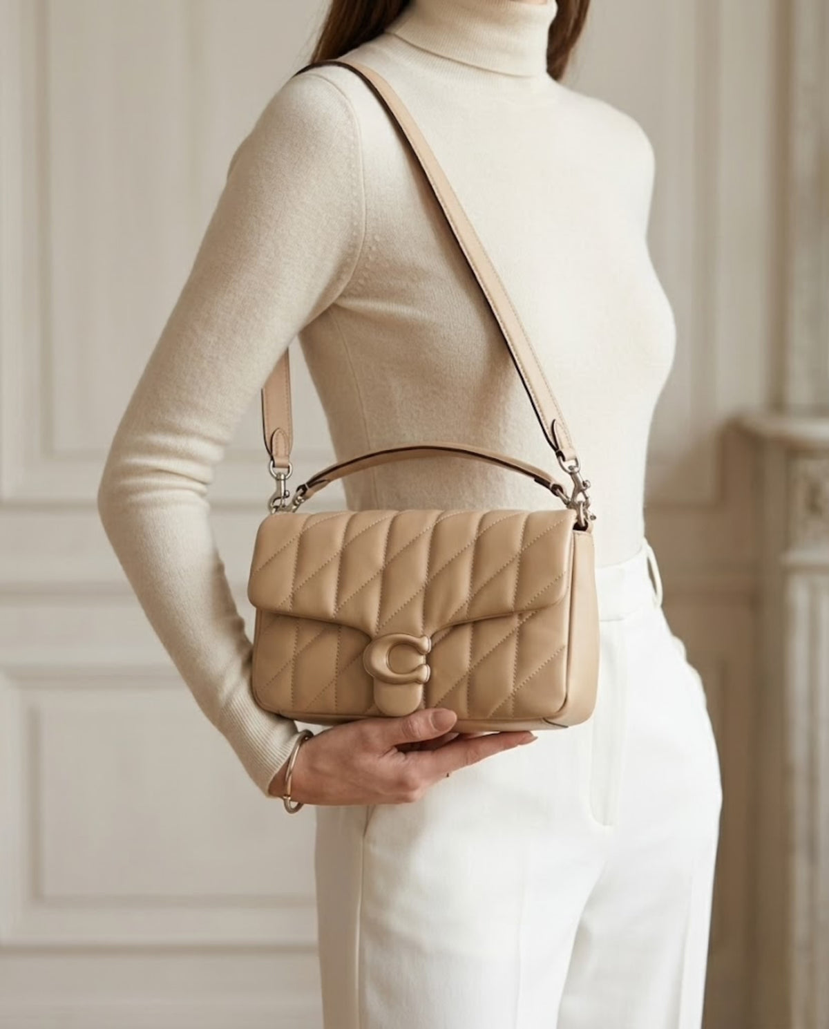 Fluffy Coach Crossbody