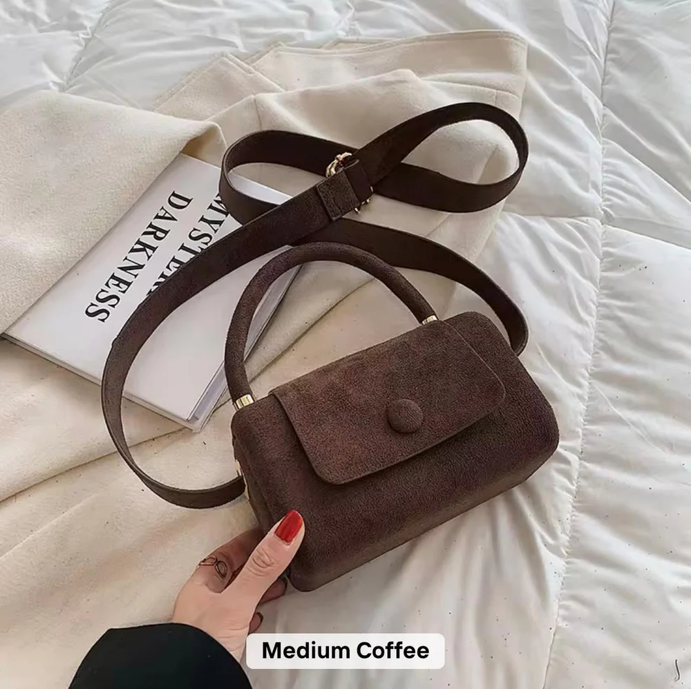 Soft Suede Mini Crossbody Bag