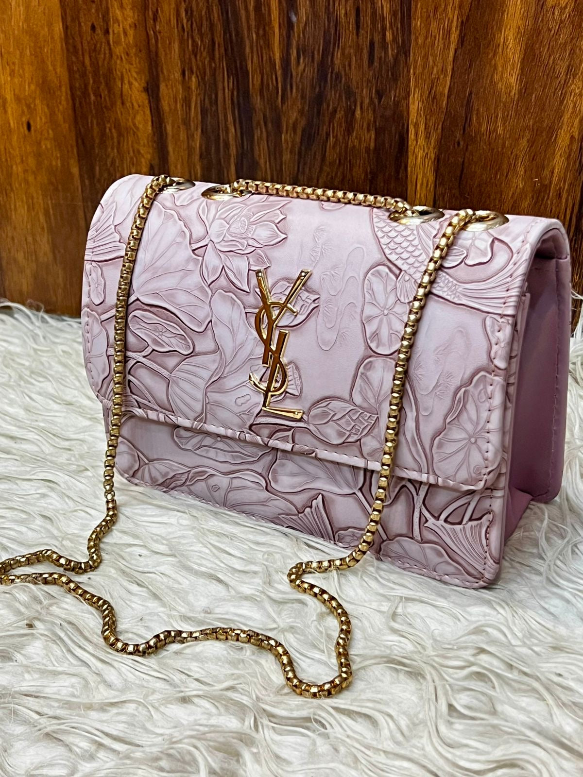 YSL Printed Crossbody