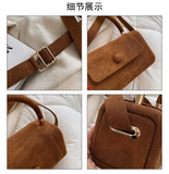 Soft Suede Mini Crossbody Bag