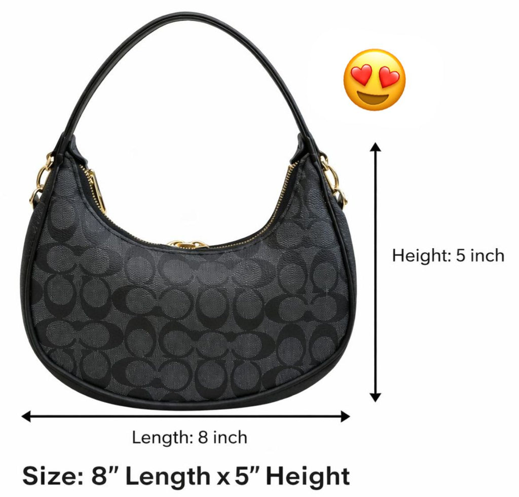 Coach Style Moon Bag
