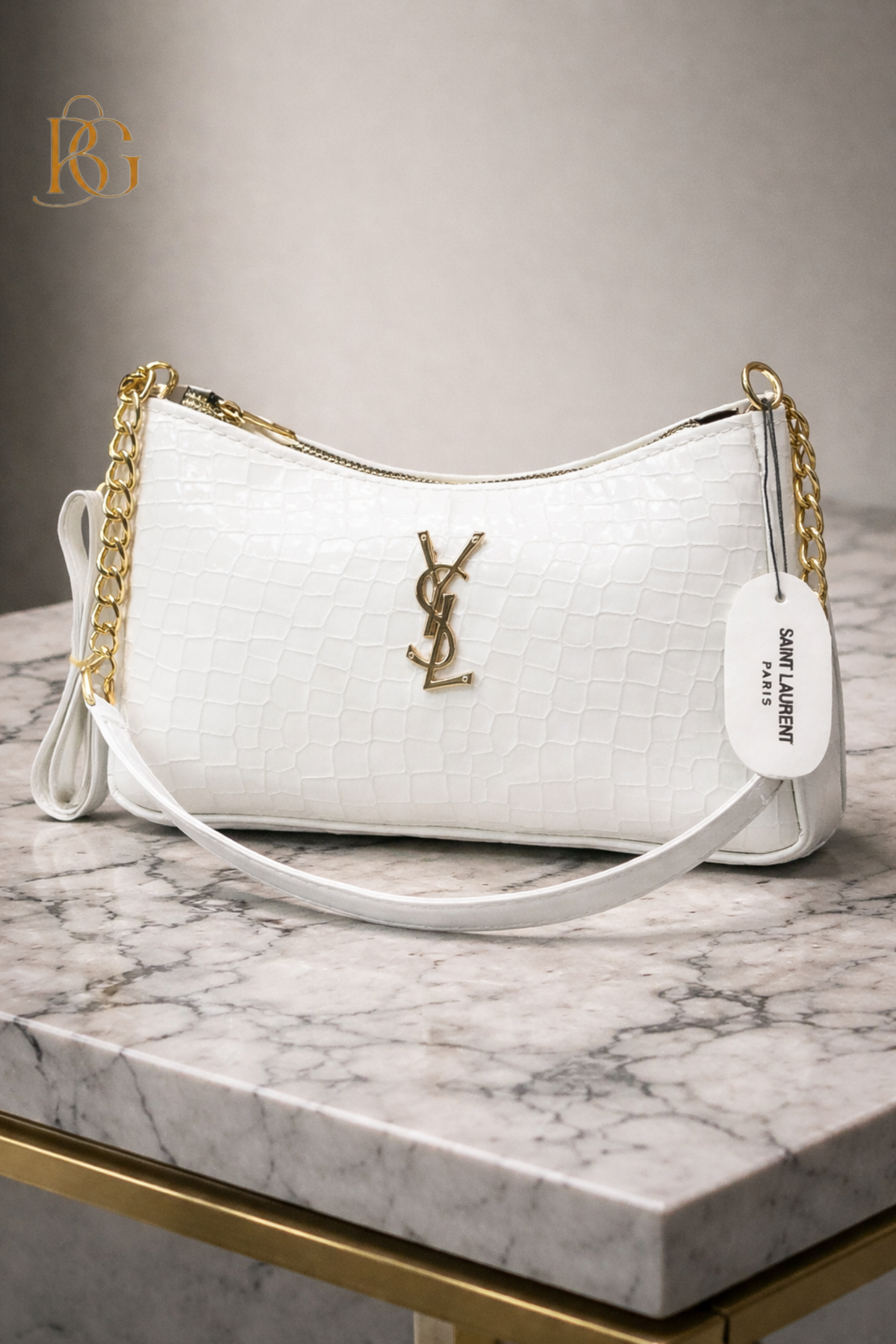 YSL Croc Crossbody
