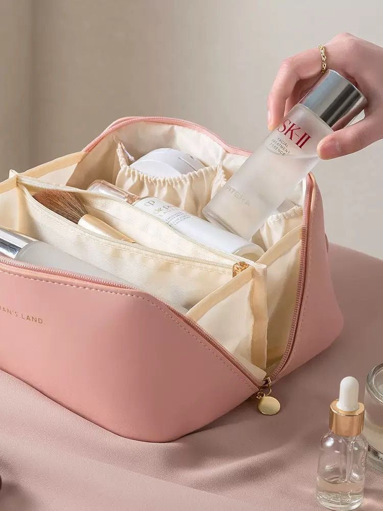 Premium Makeup Organizer Bag – Travel Cosmetic Storage for Women