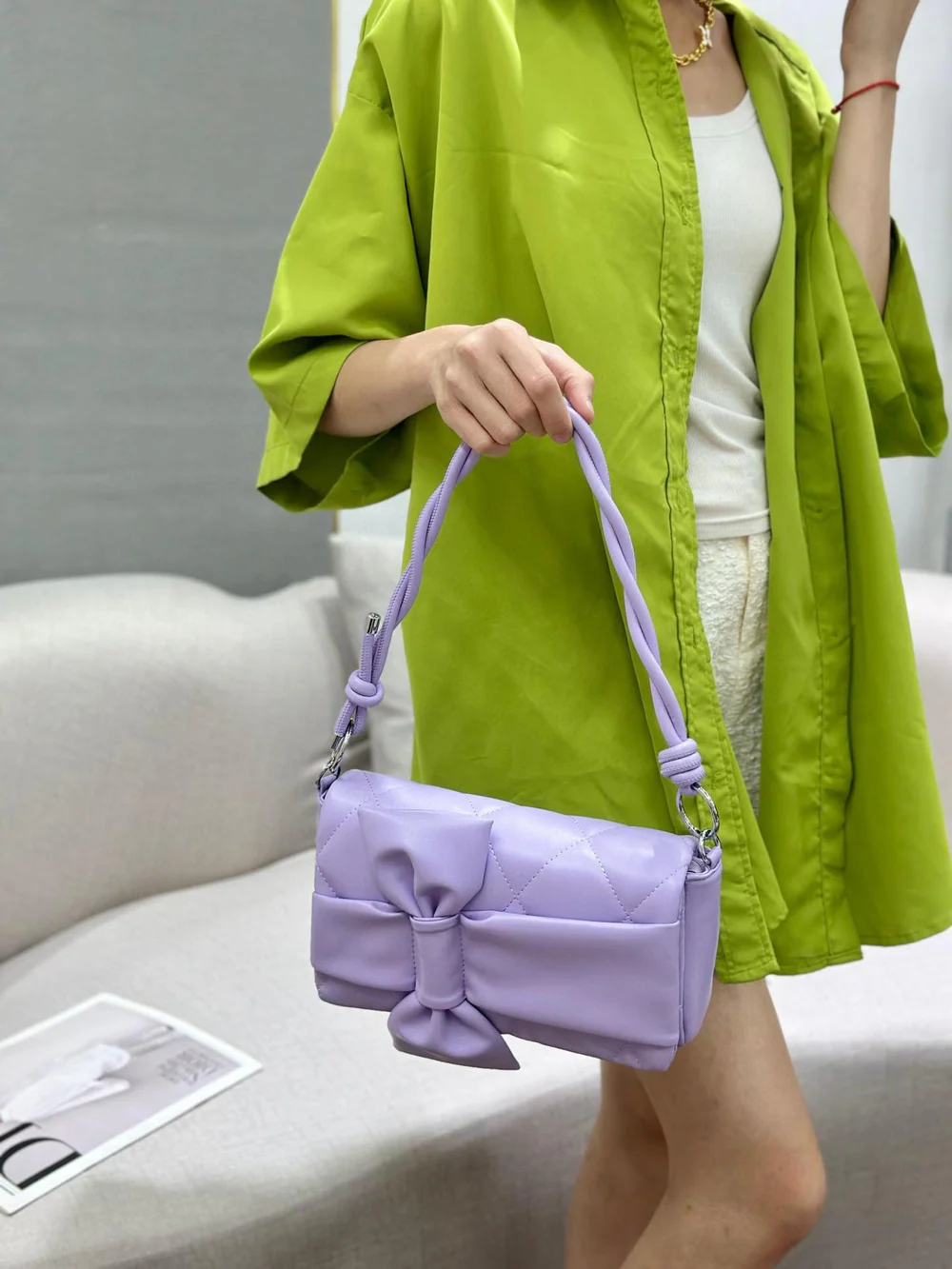 Bow Crossbody Bag — Soft Luxe Edition