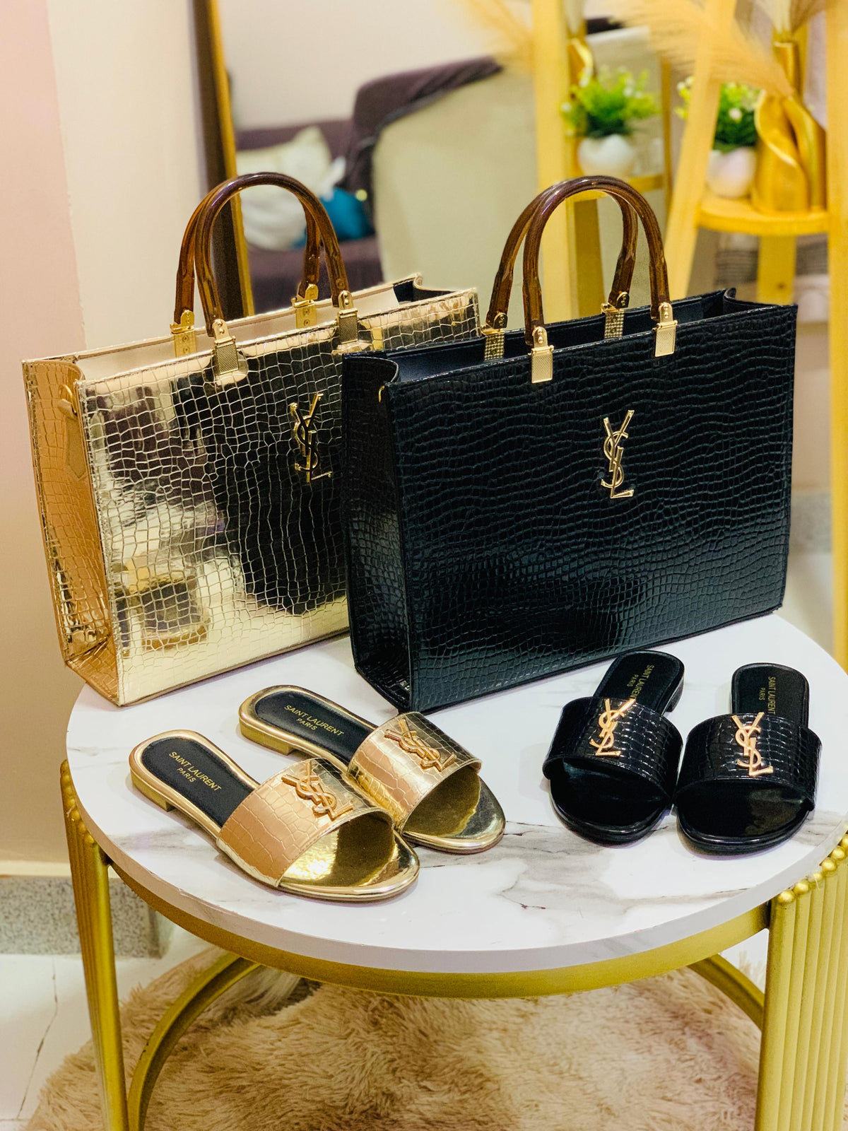 YSL Croc Combo