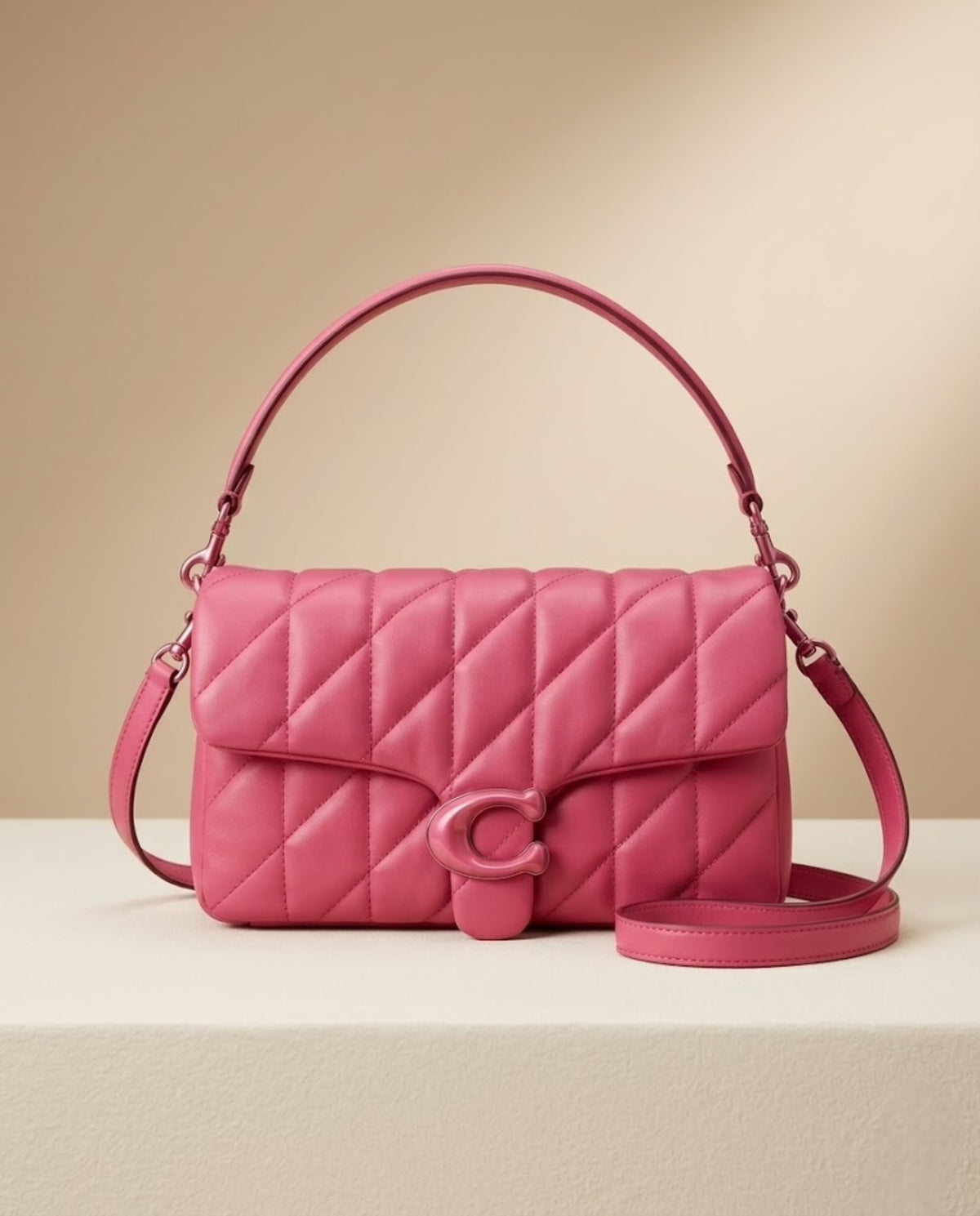Fluffy Coach Crossbody