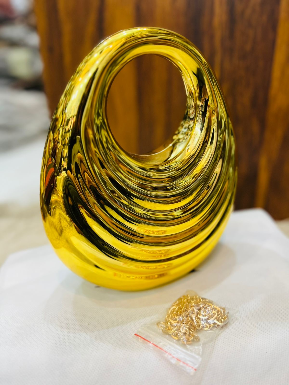 Golden Hour Beauty Clutch