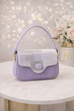 Luxury Button Flap Crossbody Bag