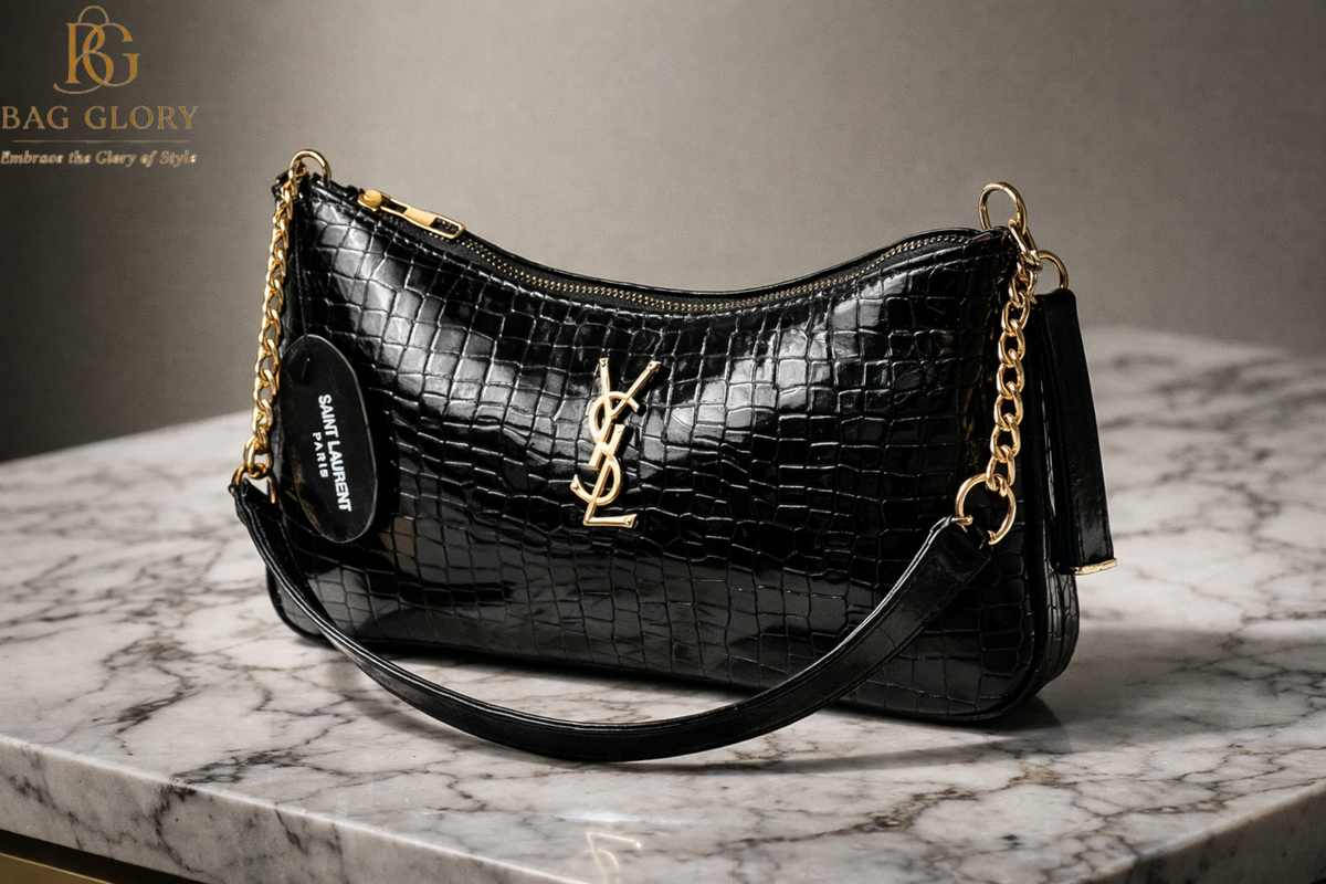 YSL Croc Crossbody