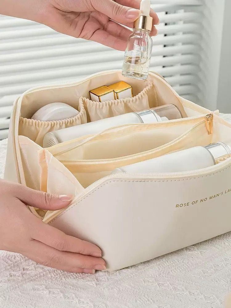 Premium Makeup Organizer Bag – Travel Cosmetic Storage for Women
