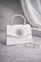 Floral Handle Crossbody Bag