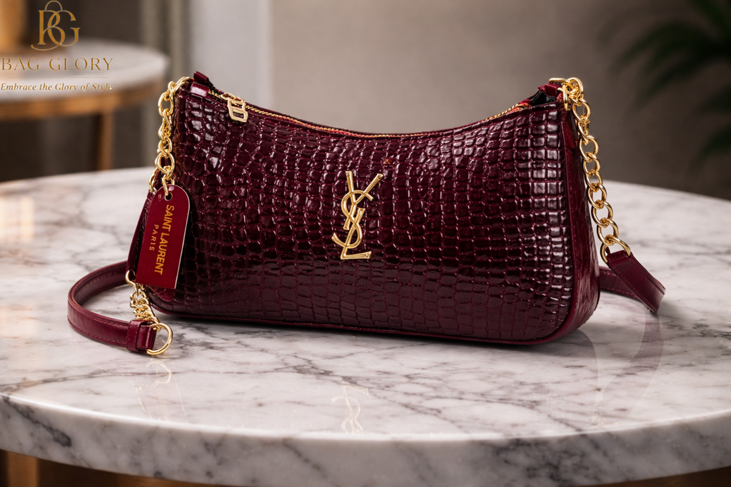 YSL Croc Crossbody