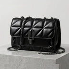 Trendy Quilted Crossbody Bag