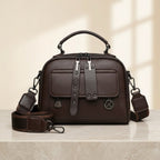 Elegant Leather Crossbody Handbag