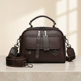 Elegant Leather Crossbody Handbag
